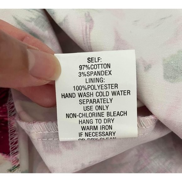 Rabbit Rabbit Rabbit Floral Party Dress Ruffle neck Plus 18W / 2X - Picture 7 of 8